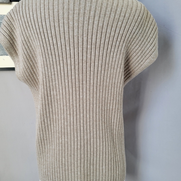 Thakoon Collective Cross Front Ribbed Turtleneck Sweater M - Picture 10 of 14